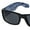 Blue Bandana, variant on Locs Gangster All Black Classic Rectangular Cholo Sunglasses