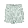 thumbnail image 4 of DHFJKG Women's Summer Shorts Casual 2026 Plaid Sexy Hot Pants Mid Rise Elastic Waist Bubble Shorts Beach Vacation Clothes Trendy Bottoms, 4 of 8
