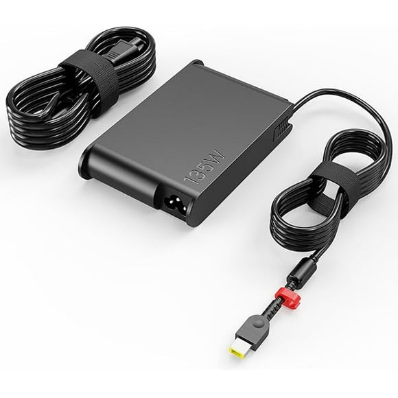 wonima11 135W Laptop Charger Fit for Lenovo ThinkPad P1 20MD 20ME ThinkPad X1 Extreme 20MG, G510 G5005 Y50-70 Y50P-70 Y520-15 Y700-14 Y700-17 Y70-70 Laptop, Slim Tip ADL135SDC3A AC Adapter