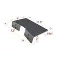 thumbnail image 4 of Kirkey Racing 99212 Rear Seat Mounting Brackets 3/16" Thick - Natural, 4 of 5