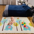 thumbnail image 3 of vocheer Foldable Baby Foam Playmat, Large Double-Side Activity Crawl Play Mat for Baby, 79" x 59", 3 of 9