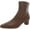 Polo Tan Burnished Calf, variant on Lauren Ralph Lauren Womens Willa Zipper Heels Ankle Boots