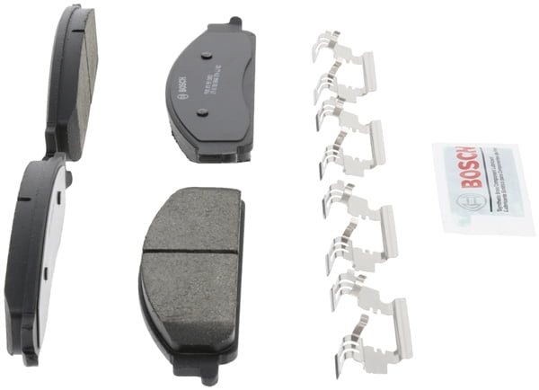 Bosch Quiet Cast Ceramic w/Hardware Brake Pad Set, and Shims Fits select: 2008-2009 FORD TAURUS, 2005-2007 FORD FIVE HUNDRED