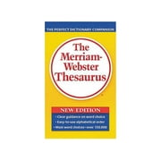 Merriam Webster Paperback Thesaurus, Dictionary Companion