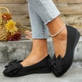 thumbnail image 6 of Wowcloth Breathable Fabric Shoes for Women – Low-Heel Bowknot Slip-On with Casual Fashion & Comfortable Daily Wear Loafers, 6 of 9
