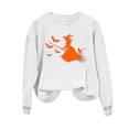 thumbnail image 4 of Neewe Women's Halloween Printed Crew Neck Sweatshirt Loose Soft Long Sleeve Pullover Casual Tops, 4 of 5