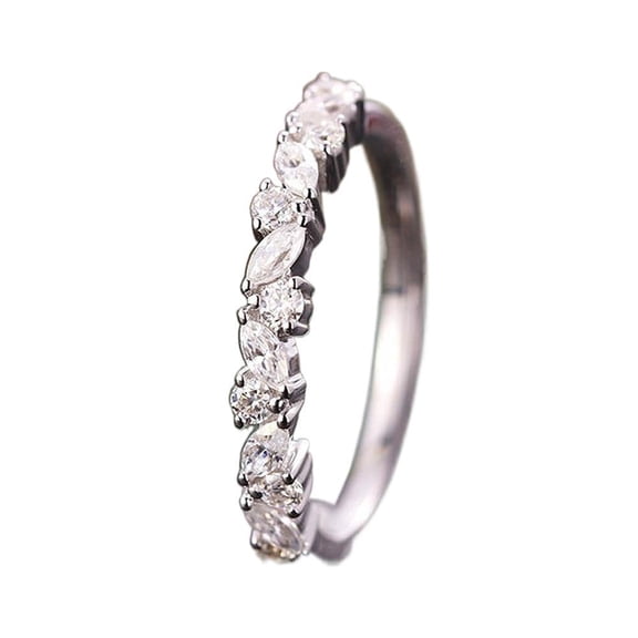 Classic Bridal Proposal For Women For Her Lightweight Shiny AAA Zircon Cubic Zirconia Ring Perfect Present With Gift Packaging