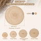 thumbnail image 2 of Uxcell 8 Pcs Manteles Individuales Redondos Tejidos, Mantel Lavable de 7 Pulgadas Resistente al Calor Decorativo para Mesa de Comedor, Encimera, Gris/Khaki, 2 of 7