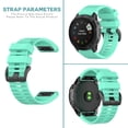 thumbnail image 1 of Correa de reloj de 26 mm para Garmin Fenix ​​7X Pulsera deportiva Correa de muñeca (Azul lago), 1 of 7