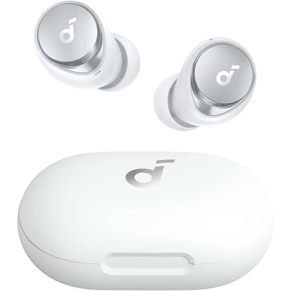 Restored Like New Soundcore by Anker Space A40 Auto-Adjustable Active Noise Cancelling Wireless Earbuds, Reduce Noise by Up to 98%, 50H Playtime (Refurbished)