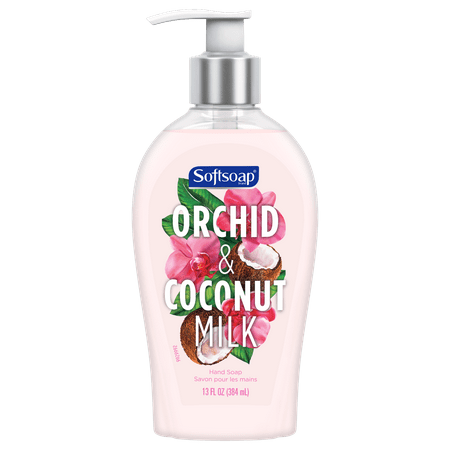 (2 pack) Softsoap Liquid Hand Soap, Orchid & Coconut Milk, 13