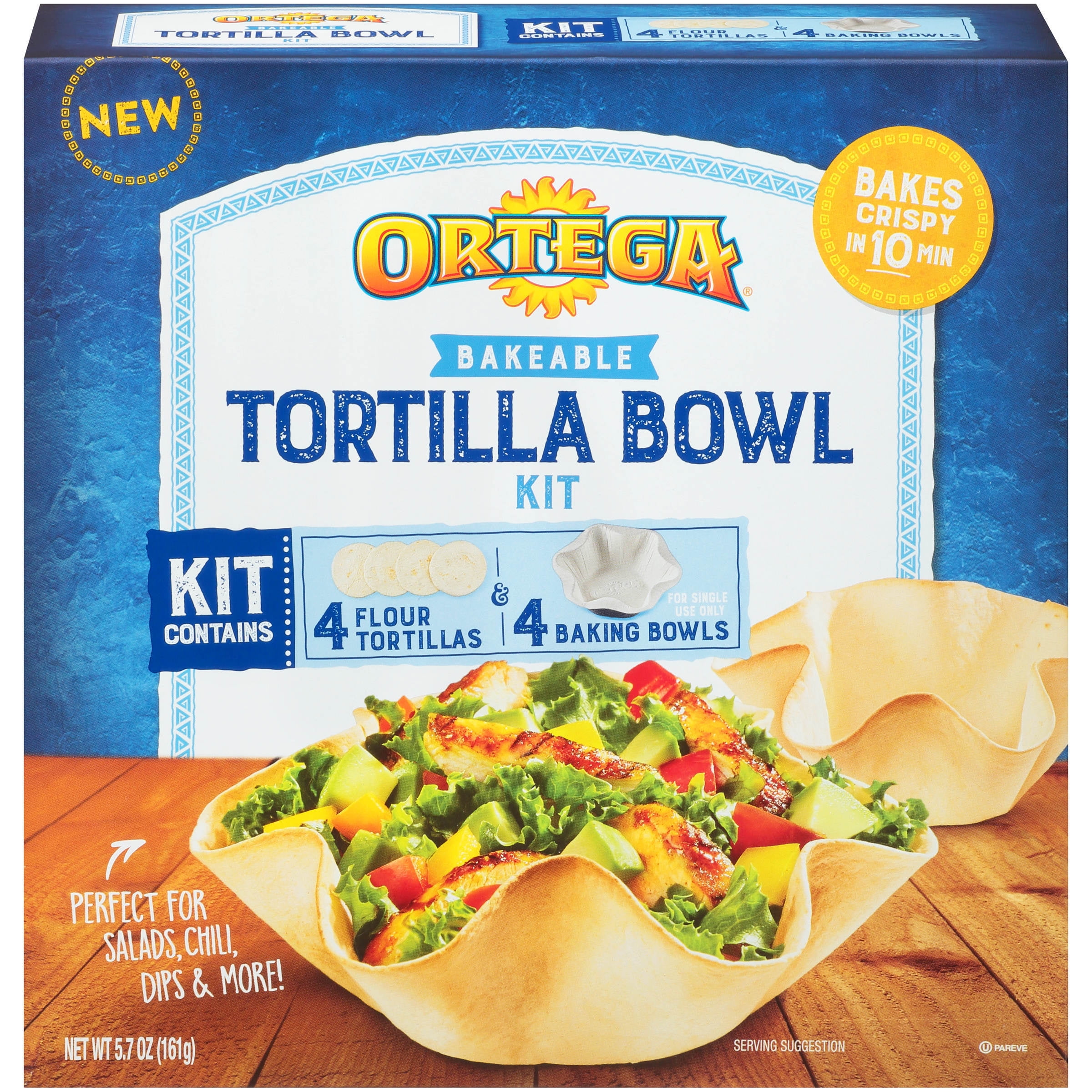 Ortega® Bakeable Tortilla Bowl Kit 5.7 oz. Box