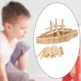 thumbnail image 3 of 150 Pcs Blocs de Construction en Bois Empileur de Planches de Construction Jouet, 3 of 8