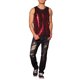 thumbnail image 2 of CAMISAS PARA HOMBRES INSPIRE CHIC Lentejuelas Cuello Redondo Sin Mangas Top Metálico XL Rojo, 2 of 6