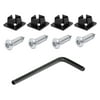 Auto Drive Stainless Steel Anti-Theft License Plate Fasteners Kit, 93360W
