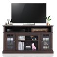 thumbnail image 1 of Living Room Furniture Modern Wooden TV Cabinet Storage Large Capacity Storage Shelf Television Stands Storage Space TV Cabinets My Lux Decor Round, 1 of 6