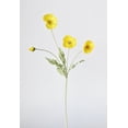 thumbnail image 2 of 24" Faux Yellow Poppy Stem, 2 of 6
