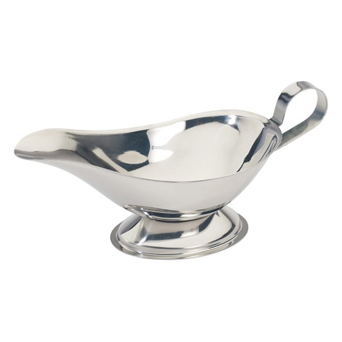 10oz Gravy Boat, Stainless Steel