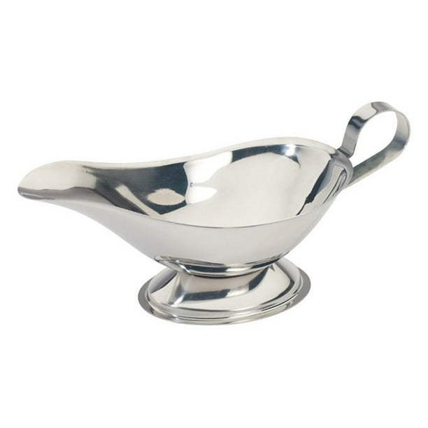 10oz Gravy Boat, Stainless Steel