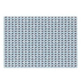thumbnail image 1 of Romantic Cutting Board, Pattern with Hearts on Pastel Colored Rhombus Bohemian Composition, Decorative Tempered Glass Cutting and Serving Board, Large Size, Pale Blue Ruby White, by Ambesonne, 1 of 1