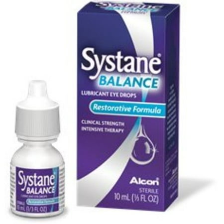 Systane Balance Lubricant Eye Drops Restorative Formula, 0.33 FL OZ
