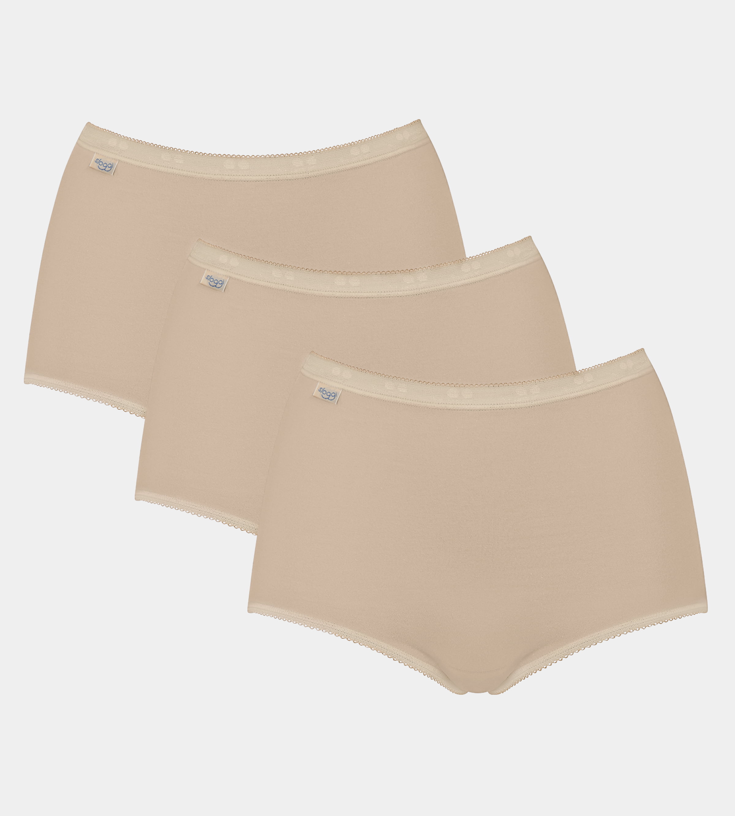 Sloggi Tai Briefs Knickers Basic+ Cotton Rich Brief Breathable Lingerie,  White, X-Small : : Clothing, Shoes & Accessories
