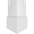 thumbnail image 6 of Ekena Millwork 10"W x 10'H Premium Square Non-Tapered Recessed Panel PVC Endura-Craft Column Wrap Kit, Mission Capital & Base, 6 of 9