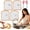 4pcs, variant on Cute Toast Bread Shaped Kitchen Sponges, Reusable Funny Face Cleaning Sponges for Dishes Pots Sinks, Absorbent Soft Kitchen Dish Sponges, Cartoon Novelty Household Cleaning Supplies