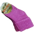 thumbnail image 2 of Lian LifeStyle Children's 1 Pair Wool Socks Plain Color 6M-12M (Rose), 2 of 3
