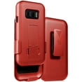 thumbnail image 1 of Étui avec Pince pour Galaxy XCover FieldPro, Nakedcellphone [Rouge] Étui avec Béquille avec Combo Étui de Ceinture et de Hanches [Pivotant/à Cliquet] pour Samsung Galaxy XCover FieldPro (SM-G889A), 1 of 8