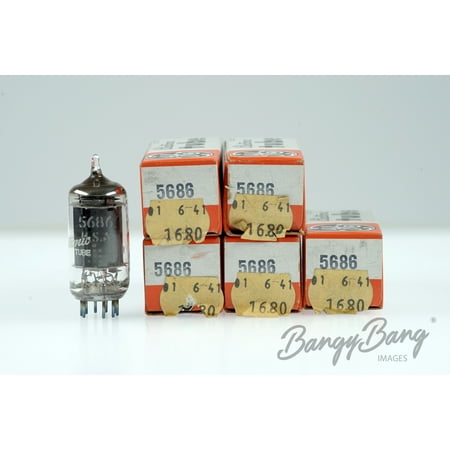 5 Vintage General Electric 5686/CV3612 High-rel beam power amplifier.- BangyBang