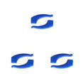 thumbnail image 4 of Guardurnaity Gafas Agarre para la oreja 1 par de gafas Soporte para correa Herramientas para el cuidado de la visión Azul oscuro Type1 NO1, 4 of 6