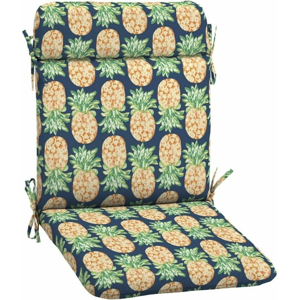 Mainstays Outdoor Patio Mid Back Chair Cushion, Multiple Patterns