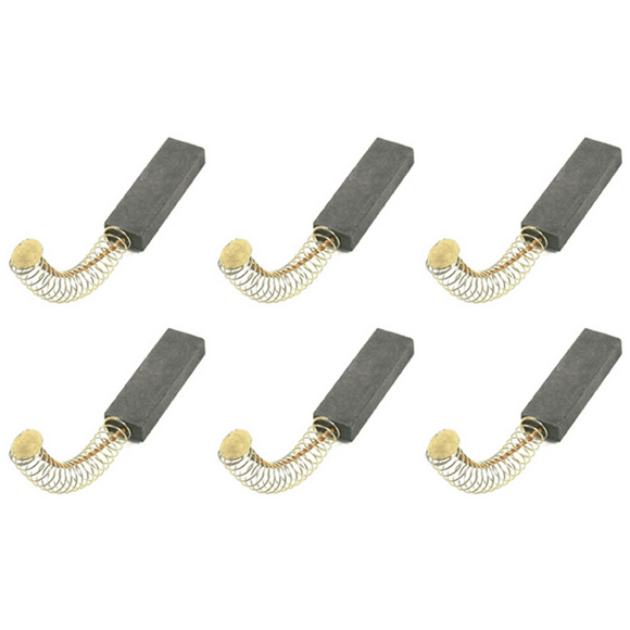 6pcs 35 mm x 11 mm x 6 mm Power Tool Unique Shunt Electric Broom Charcoal