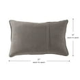 thumbnail image 5 of Sunbrella 21 x 14 in. Rectangle Outdoor Throw Pillow (2-Pack) - Cast Shale, 5 of 6