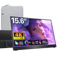 thumbnail image 1 of Monitor portátil cocopar 15,6 pulgadas 4K UHD 60 Hz 145% sRGB con altavoz, 1 of 9