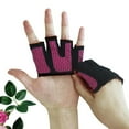 thumbnail image 1 of 2 guantes de entrenamiento de medio , guantes de cuatro s, cómodo protector de mano, guantes de media mano acolchados antideslizantes para M shamjiam Guantes de entrenamiento, 1 of 8