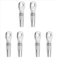 thumbnail image 1 of 6Pcs Marine Grade 316 Stainless Steel Swageless Eye Terminal Wire Cable Rope Diy Fitting Rigging Hardware Balustrade Kit,6pcs x wire rope connector,Silver, 1 of 6