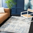 thumbnail image 2 of SAFAVIEH Shivan Janae Abstract Distressed Area Rug, Ivory/Blue, 4' x 6', 2 of 8