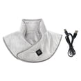 thumbnail image 4 of Almohadilla térmica cervical recargable por USB, suave y ajustable, 42 x 30 cm, portátil Gris, 4 of 9