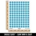 thumbnail image 2 of Deliciously Kawaii Chibi Pizza Slice 200+ Round Stickers - Light Blue - Gloss Finish - 0.50" Size, 2 of 3
