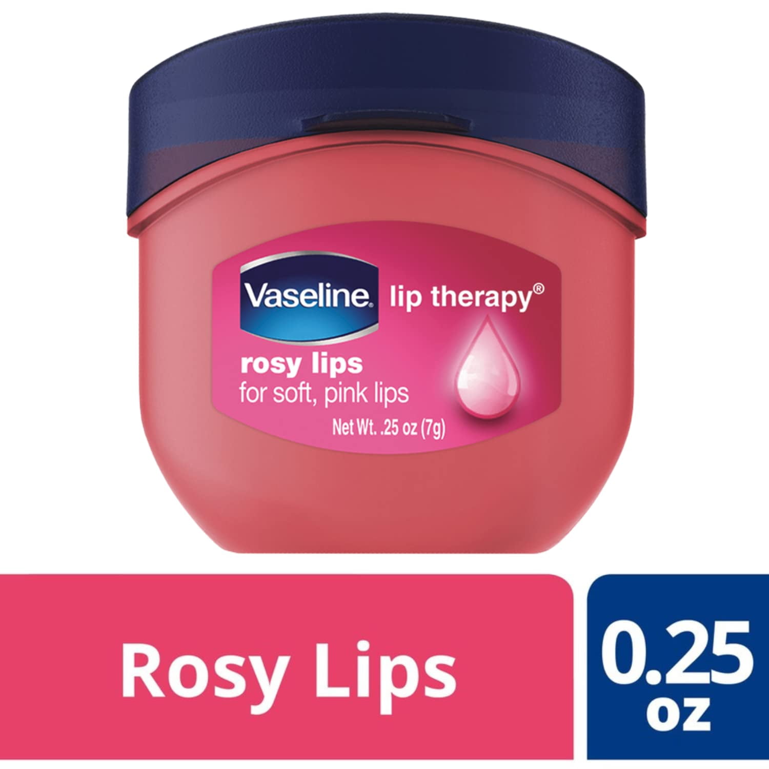 Vaseline Lip Therapy Rosy Lips 6-Pack – Mini Lip Balms for Soft, Deliciously Kissable Lips, Premium Gift Set, 0.25 Oz Ea