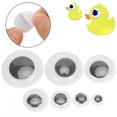 thumbnail image 3 of Ojos de mueca LHCER 700 Uds. Negro+Blanco 6 mm 8 mm 10 mm 12 mm 15 mm 18 mm 20 mm, 3 of 8