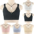 thumbnail image 5 of Sngxgn Wireless Bra with S upport for Women Seamless Bra Full Coverage Bra(Black,XXL), 5 of 5