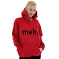thumbnail image 3 of Meh Careless Sarcastic Satire Funny Hoodie Sweatshirt Women Men Brisco Brands L, 3 of 6