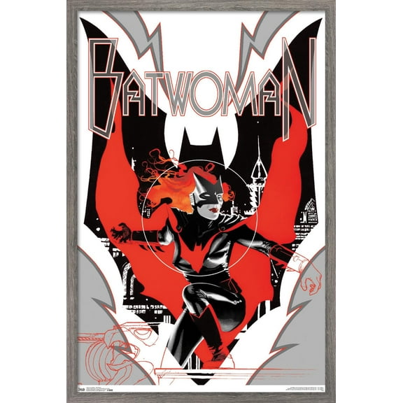 DC Comics - Batwoman Wall Poster, 22.375" x 34", Framed