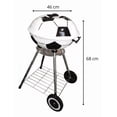 thumbnail image 3 of Asador Móvil De Carbón Alpine Cuisine 46 Cm Diseño Balón, 3 of 6