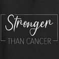 thumbnail image 5 of Wild Bobby Stronger Than Cancer Distressed US Flag Breast Cancer Awareness Unisex Crewneck Sweatshirt, Black, Small, 5 of 5