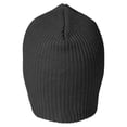 thumbnail image 2 of Russell Athletic UB89UHB Core R Patch Beanie-Black, 2 of 3