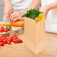 thumbnail image 4 of 20 Pcs Sacs en Papier Kraft Lavables Sacs en Papier Lavables Sacs d'Épicerie Réutilisables, 4 of 8